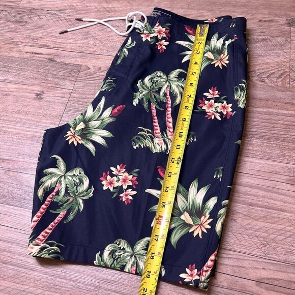Abercrombie & Fitch Mens Multicolor Stretch Tropical Swim Board Shorts Size 31 - Picture 7 of 7
